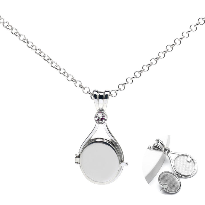 Wholesale Animation H2O shell necklace girl shell magnetic open and close necklace pendant