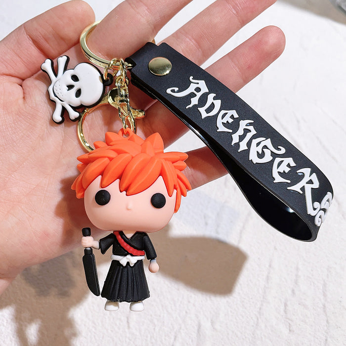 Wholesale Cartoon Silicone Doll Keychain JDC-KC-QiChao036