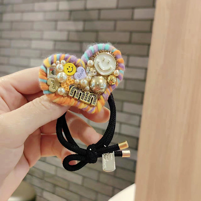 Wholesale cute smile face girl Hair Clips accessories