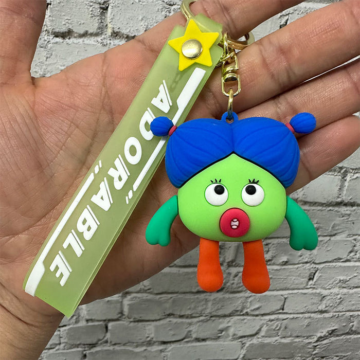 Wholesale PVC Cartoon Doll Keychain JDC-KC-XingS023