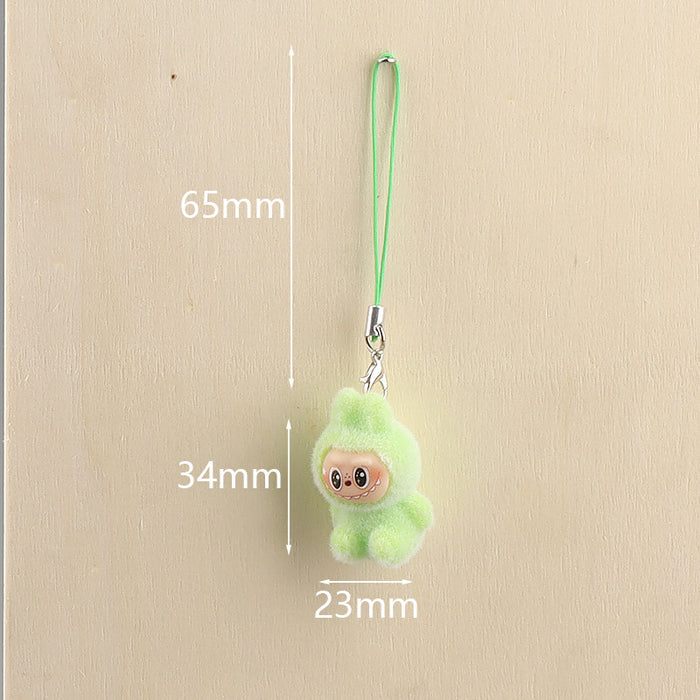 Wholesale Flocked Doll Keychain