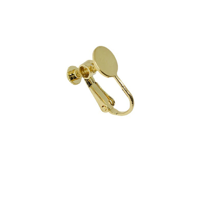 Wholesale Jewelry accessories, ear clips, copper frame plated with sealing oil, adjustable accessories without ear holes, ear clips that can be dipped in oil