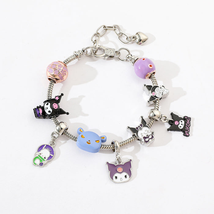 Wholesale Cartoon Cute Anime Alloy Beaded Bracelet JDC-BT-ZhuoS004