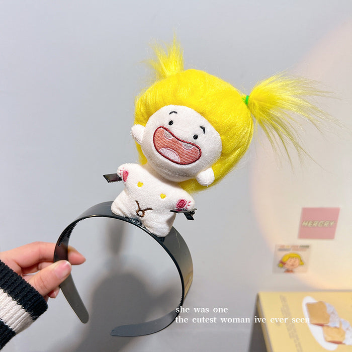 Wholesale Cartoon Plush Doll Headband JDC-HD-Hengz003