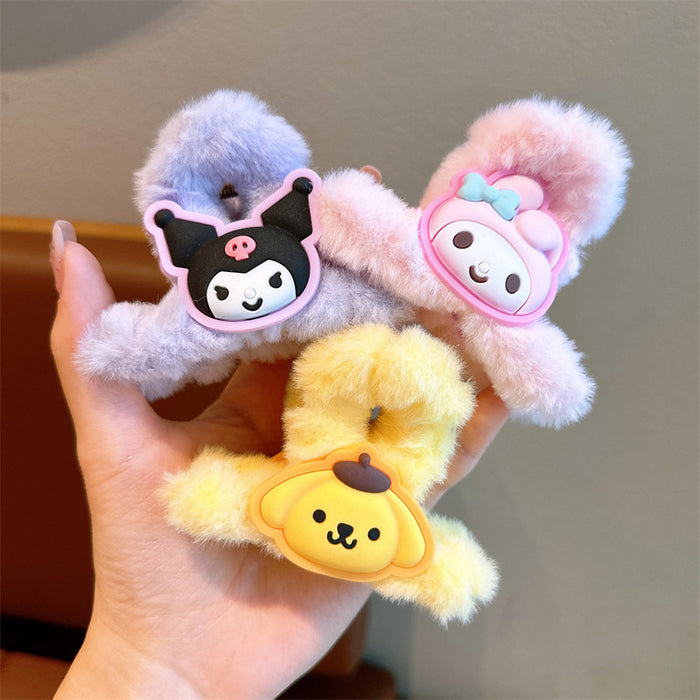 Wholesale Cartoon Cute Plush Hair Clips JDC-HC-Wangl001