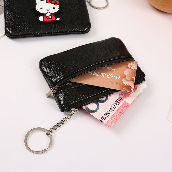 Wholesale Cartoon Cute PU Zipper Coin Purse Keychain JDC-KC-YiK007