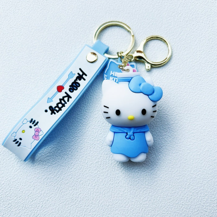 Wholesale PVC Cartoon Doll Keychain JDC-KC-WuYi132