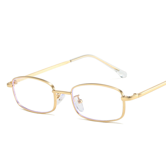 Wholesale Glasses frame metal frame flat lens anti blue light with myopia glasses