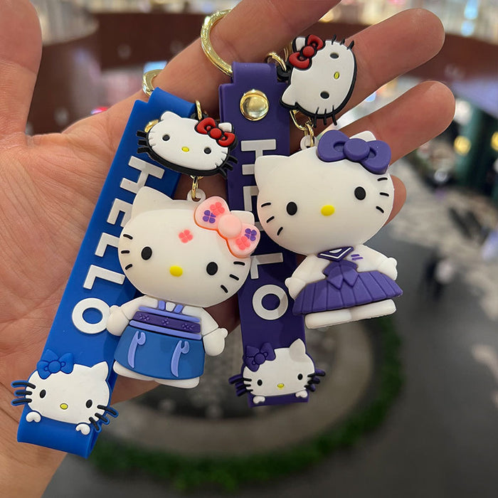 Wholesale Creative Silicone Doll PVC Keychain (F) JDC-KC-XingS010