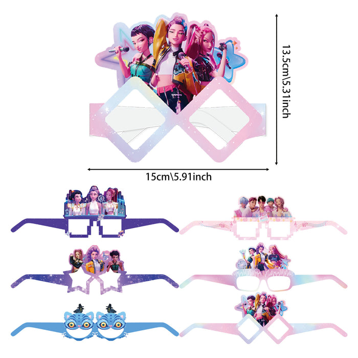 Wholesale KPOP Theme Birthday Party Decoration Supplies Scene Decoration Five Piece Set