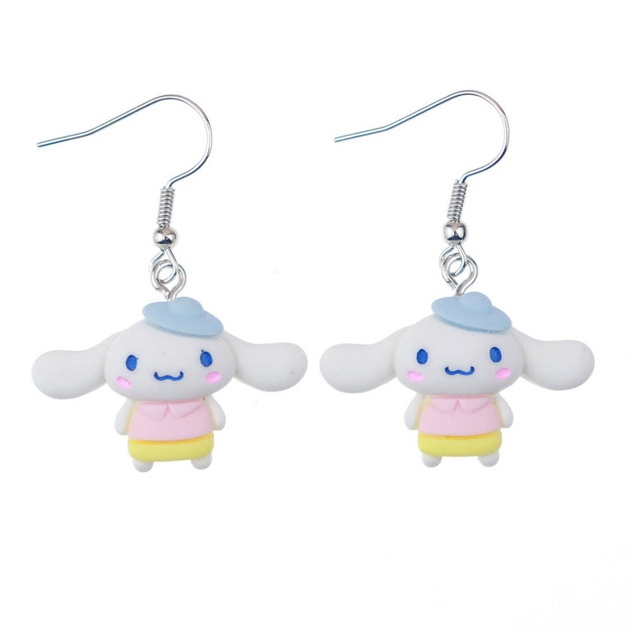 Wholesale Earrings Resin Fun Cute Cartoon Animals (S) JDC-ES-niqing009