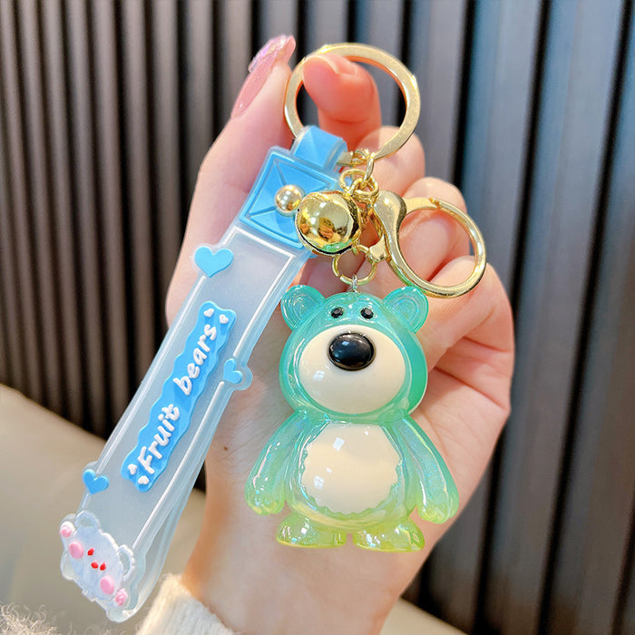 Wholesale Acrylic Doll Bear Keychain JDC-KC-WoA019