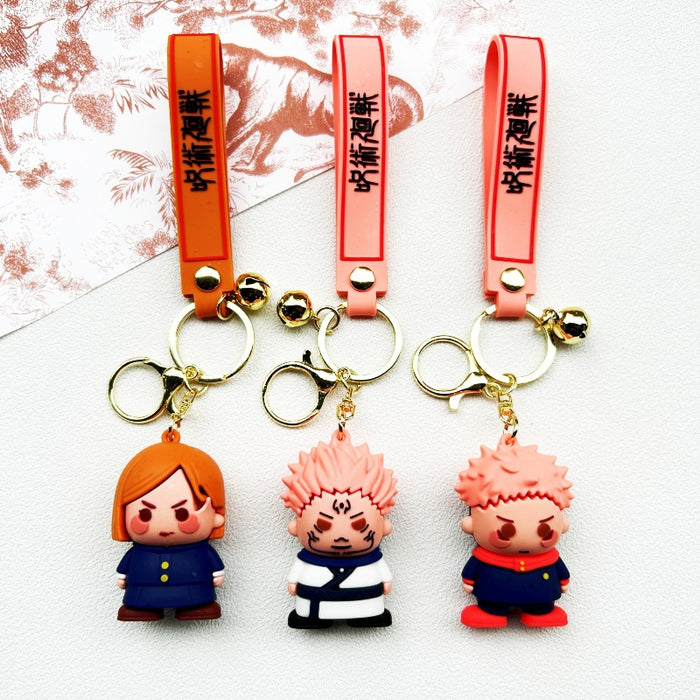 Wholesale PVC Cartoon Doll Keychain JDC-KC-WuYi190