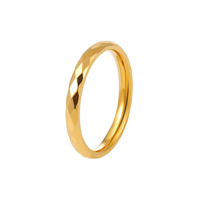 Wholesale New exquisite ring, fashionable and high-end versatile titanium steel index finger ring