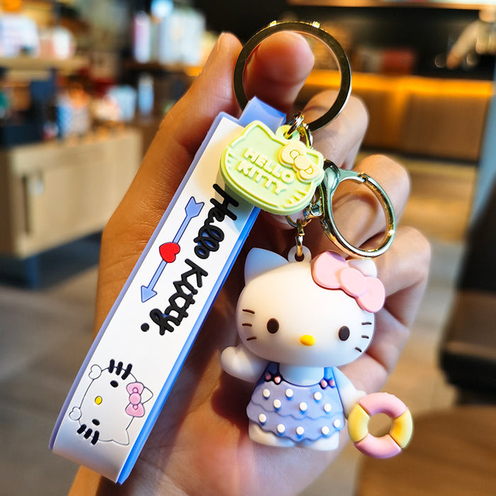 Wholesale Cartoon Doll Silicone Keychain JDC-KC-Tingm203