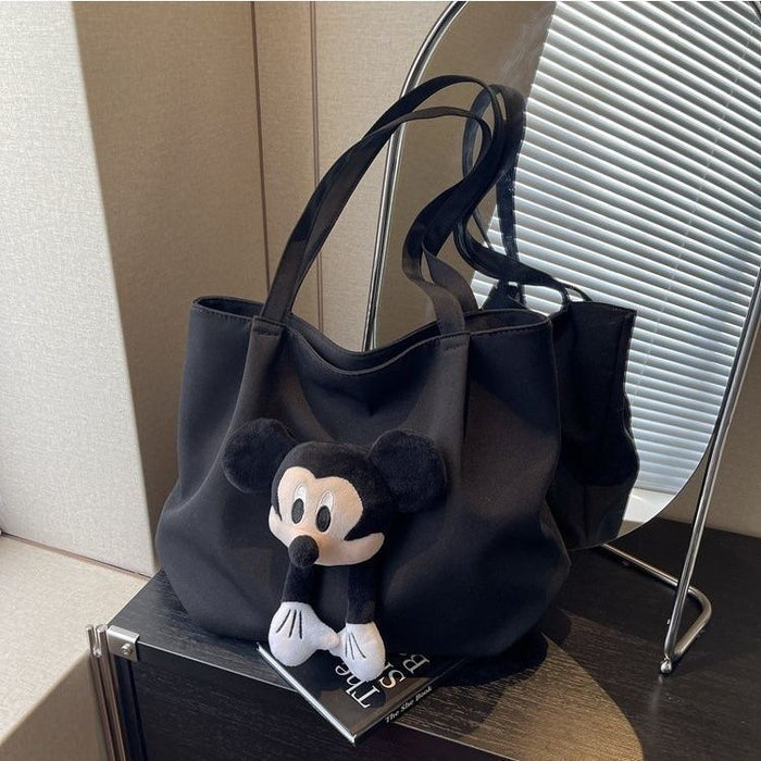 Wholesale Large capacity cartoon shoulder bag tote bag commuting tote bag