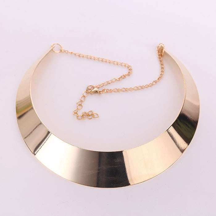 Wholesale Jewelry Punk Metal Exaggerated Collar Necklace Collar