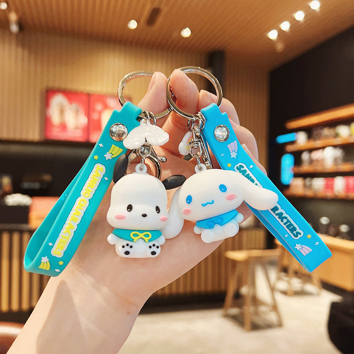 Wholesale Cartoon Silicone Doll Keychain JDC-KC-ShiF001