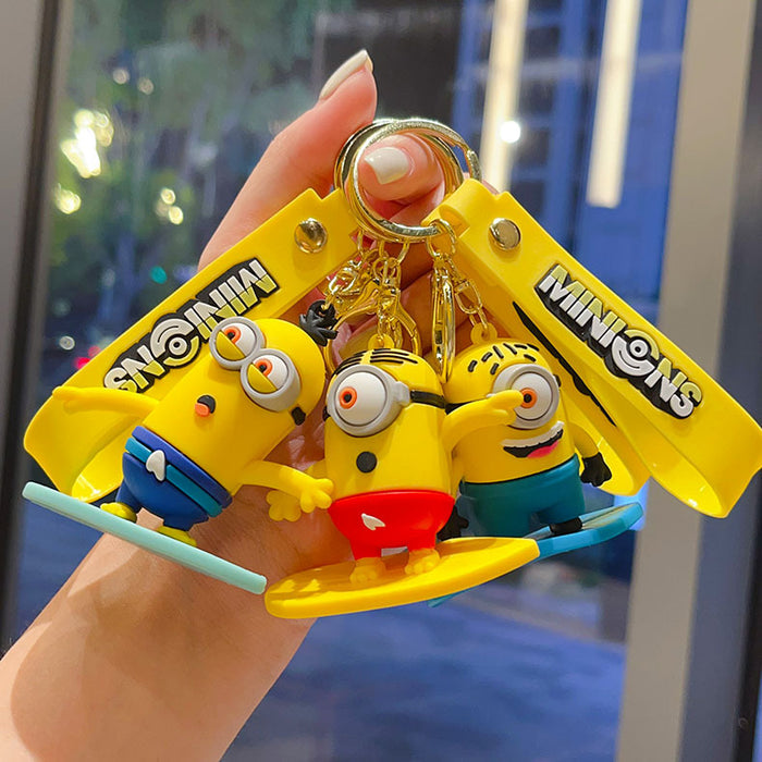 Wholesale Cartoon Keychain Couple School Bag Pendant Children' s Small Gift Car Keychain School Bag Pendant