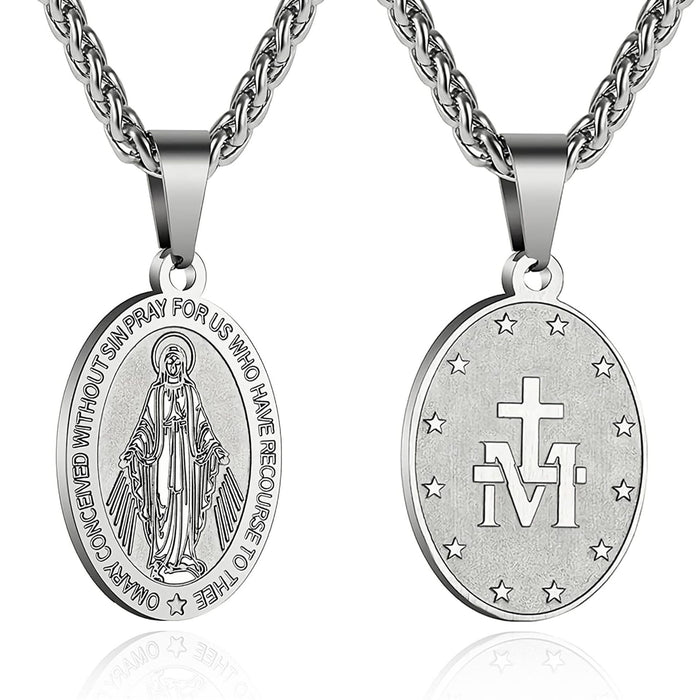 Wholesale Simple Stainless Steel Cross Pendant Necklaces JDC-NE-GSMS006