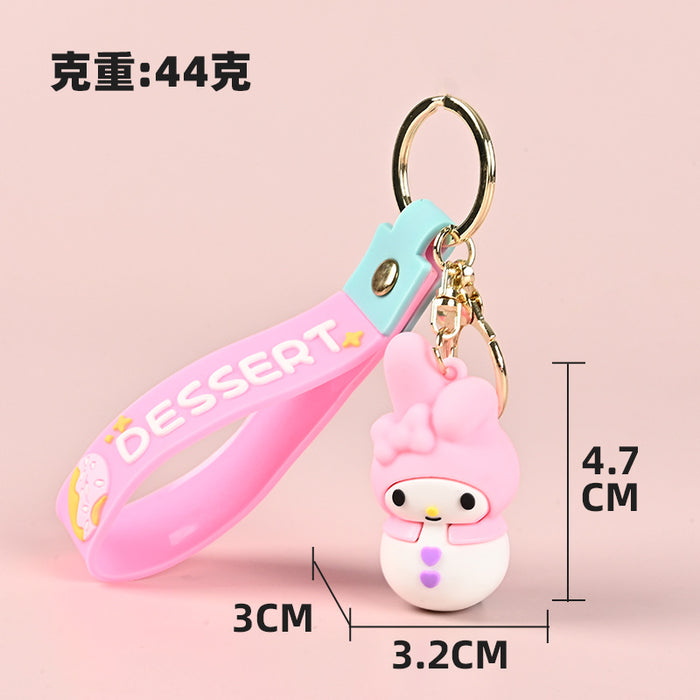 Wholesale Cartoon Cute PVC Soft Keychain Pendant Fashion Accessory Gift MOQ≥10