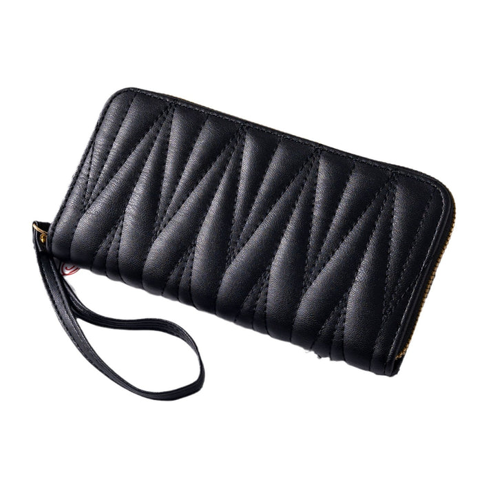 Wholesale Macaron Embroidered Long Small Fragrant Wind Handheld Zipper Women's Wallet JDC-WT-XQ004