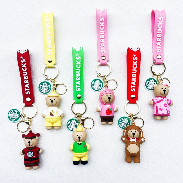 Wholesale PVC Cartoon Doll Keychain JDC-KC-WuYi157