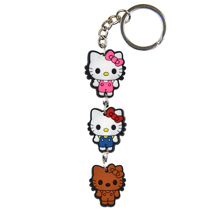 Wholesale 10PCS Cartoon PVC Keychain JDC-KC-XiaoC001