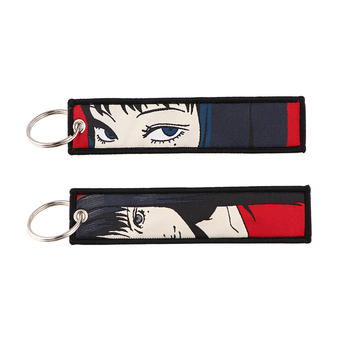 Wholesale Stylish Anime Woven Label Keychain Lanyard For Campus ID Card Casual Fashion Accessory Gift