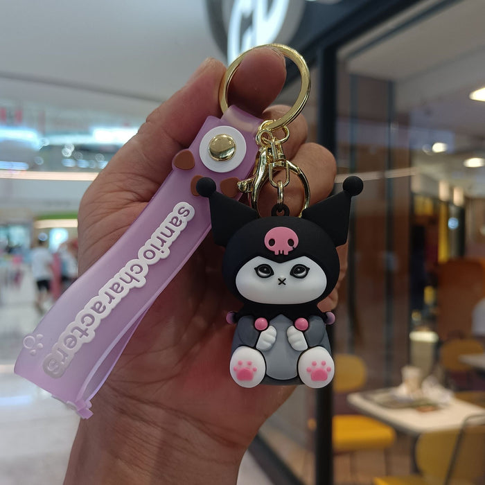 Wholesale PVC Cartoon Doll Keychain JDC-KC-KuangK014