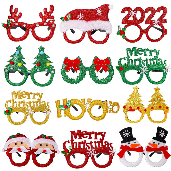 Wholesale Christmas Children Plastic Glasses JDC-SG-ZHHAO002