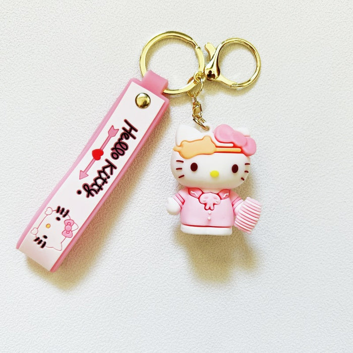 Wholesale PVC Cartoon Doll Keychain JDC-KC-WuYi159