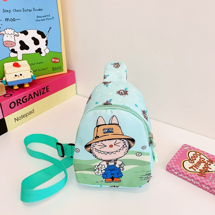 Wholesale Children's chest bag cartoon printed crossbody bag change shoulder bag wholesale