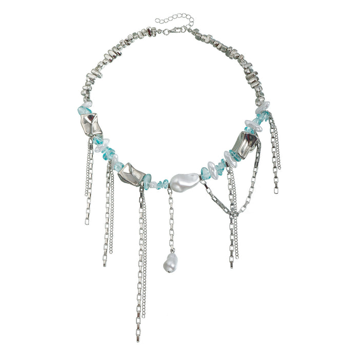 Wholesale Special-Shaped Beaded Splicing Necklace