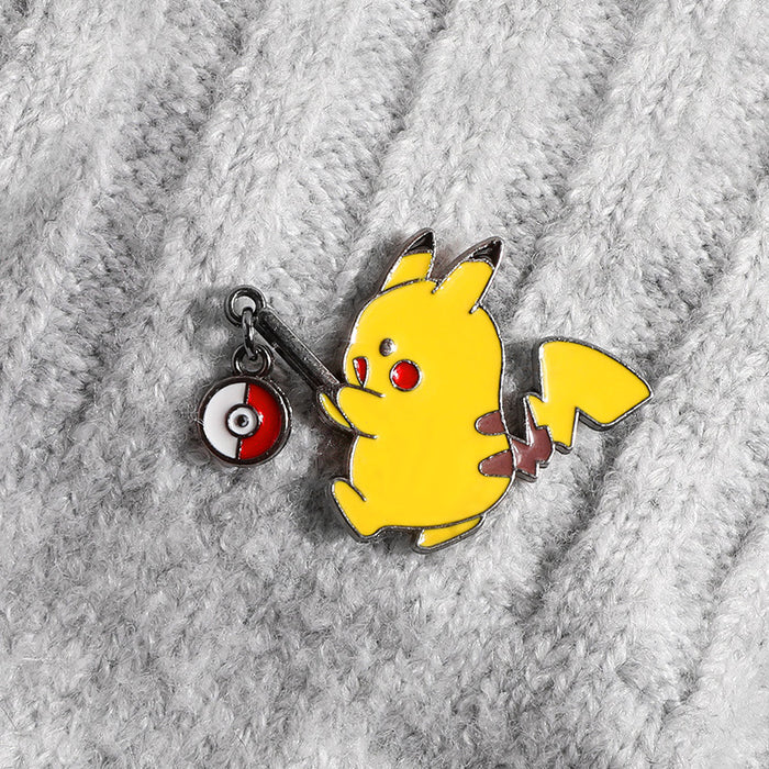 Wholesale Anime Cartoon Peripheral Metal Badge Cute Brooch Trendy Bag Accessories Alloy Jewelry