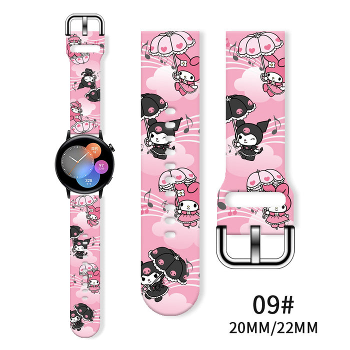 Wholesale Tpu Printed Watch Strap JDC-WD-NuoQi010