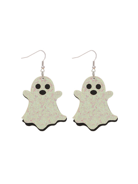 Wholesale  Cute Cartoon Pumpkin Ghost Earrings Dark Horror Skull Personalized Jewelry Accessories