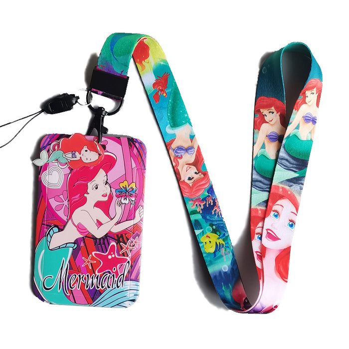 Wholesale Lanyard Keychain cartoon card holder/ ID holder