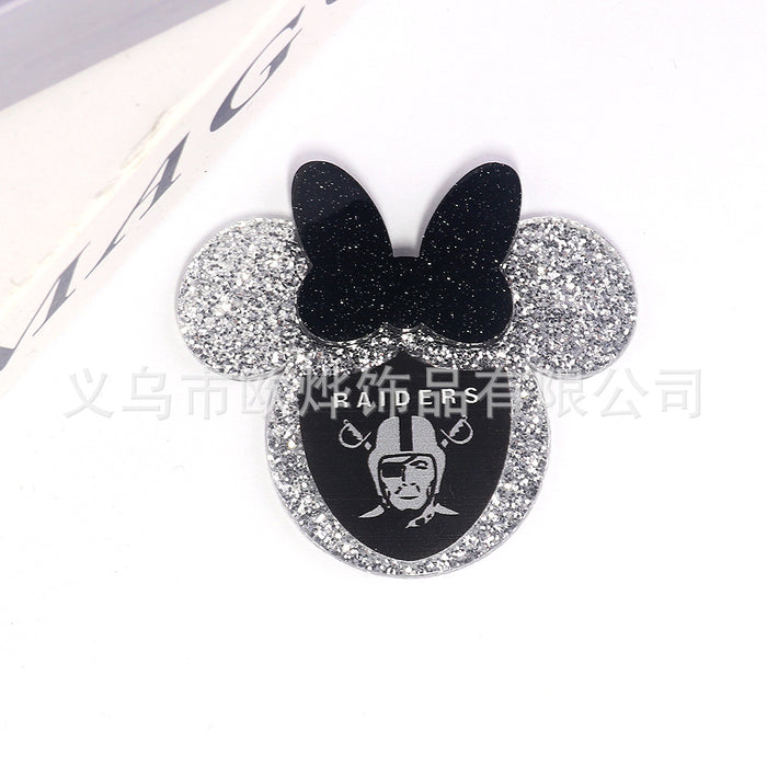 Wholesale 10pcs Cartoon Acrylic DIY Patch Accessories JDC-FK-OuYie015