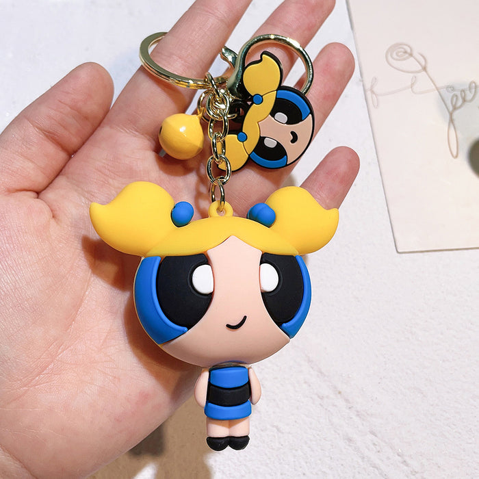 Wholesale Cartoon Silicone Doll Keychain JDC-KC-QiChao039