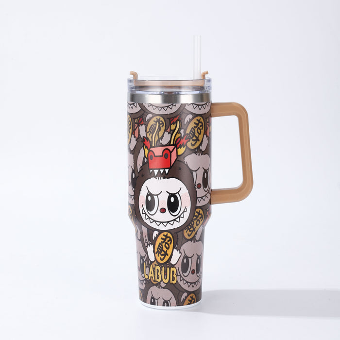 Wholesale  Car Cup  Stainless Steel Thermos Cup Car Ice Cup Straw Cup