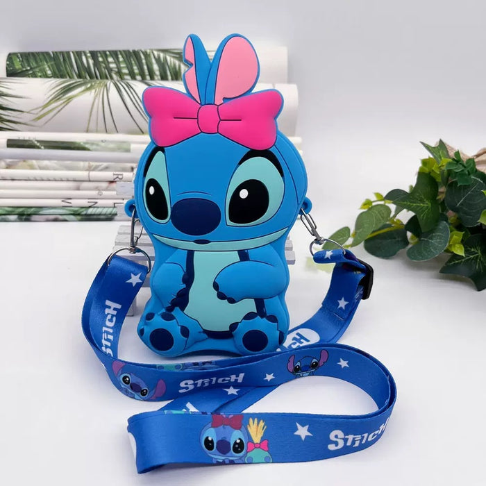 Wholesale stilley silicone bag cute doll children's bag small satchel keychain coin purse