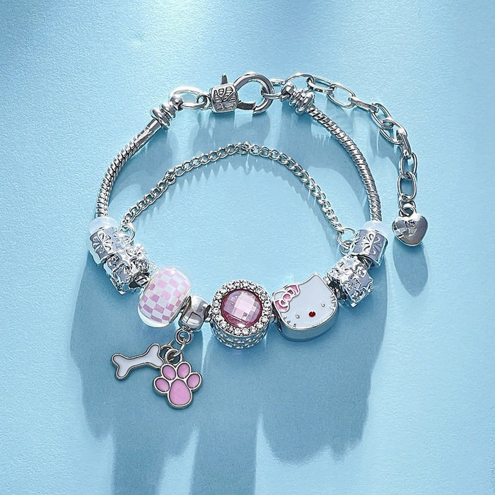 Wholesale Cartoon Bead Zinc Alloy Bracelet (F) JDC-BT-RanYan001