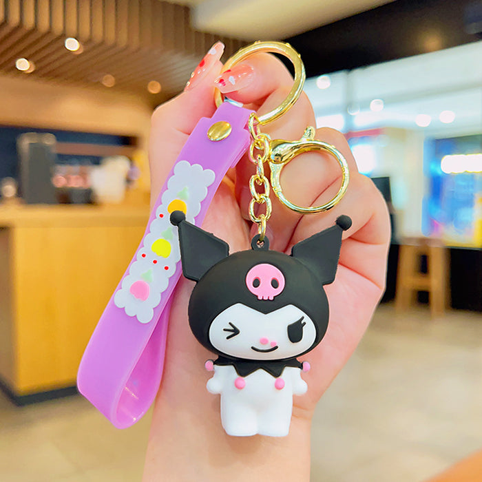 Wholesale Cartoon Doll Soft Plastic Keychain JDC-KC-KuM010