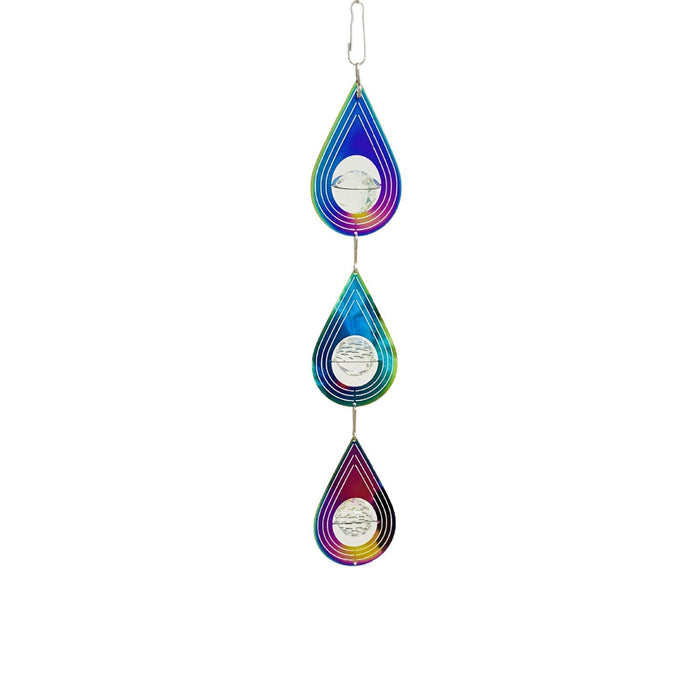 Wholesale 3D Stainless Steel Rotating Wind Gyro Wind Chimes
