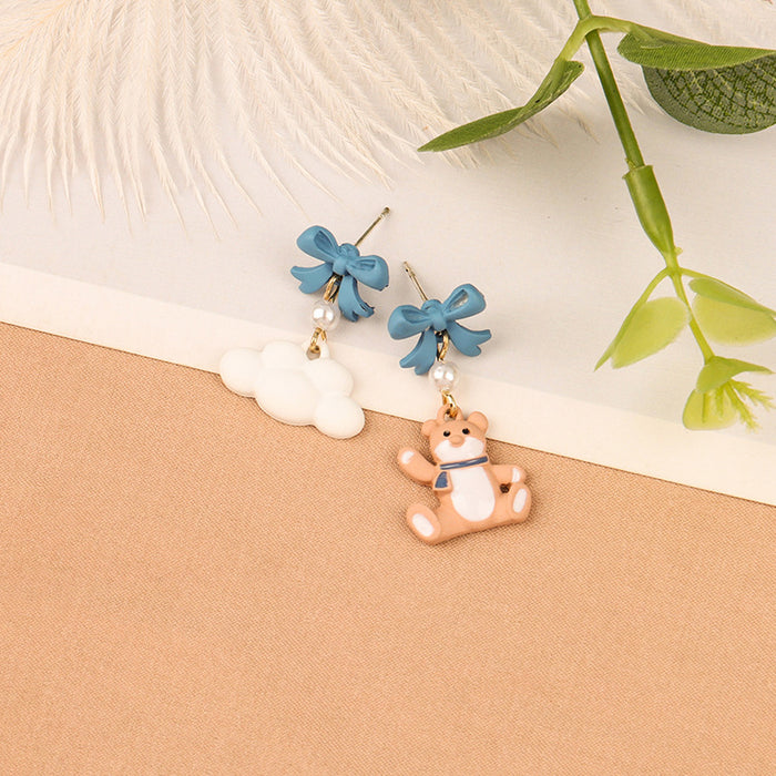 Wholesale  S925 Silver  Earrings Cute Cartoon Cloud Earrings Earrings Earrings