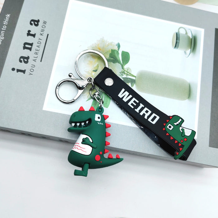 Wholesale Cartoon Dinosaur Glue Keychain JDC-KC-JuMen001