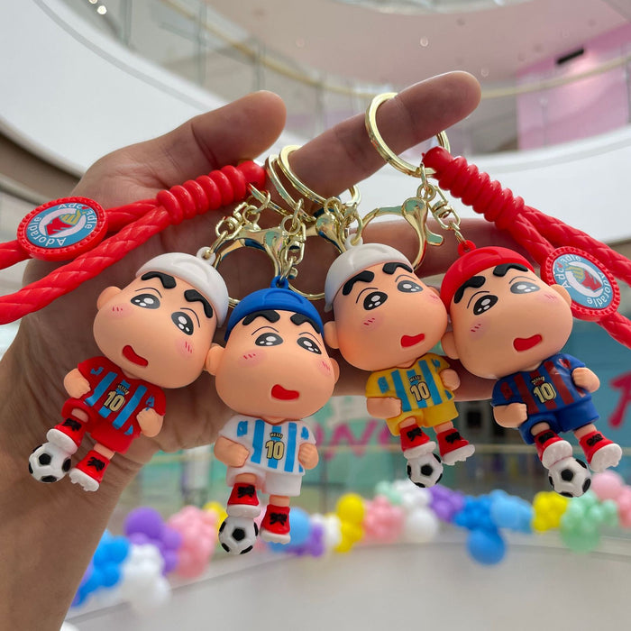 Wholesale Cartoon keychain, three-dimensional figurine pendant, car keychain, small gift wholesale