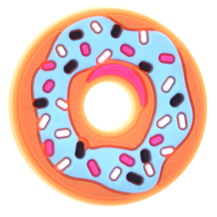 Wholesale 100pcs PVC Cartoon Donut DIY Shoe Buckle JDC-SC-RYY016