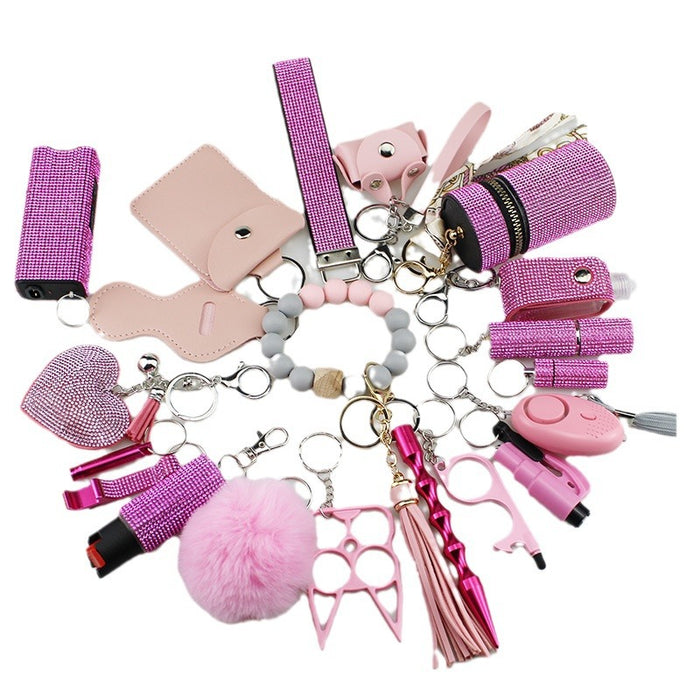 Wholesale Multifunctional Metal Keychain 21-piece Set JDC-KC-TouMS036